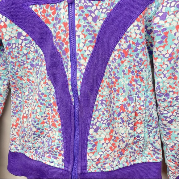 Ivivva By Lululemon Long Sleeve Hooded Zippy Sweatshirt Girls Size 12 - Picture 6 of 6
